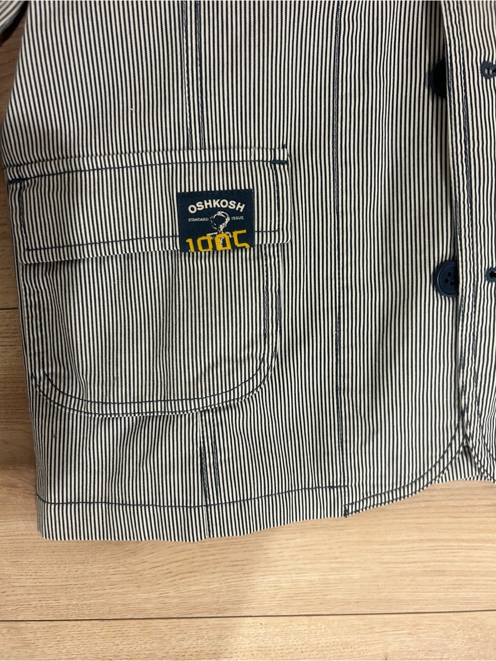 Vintage OshKosh B'gosh Hickory Stripe Blazer - Picture 2 of 5